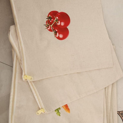 Cotton Reusable Vegetable Bags (Pack of 10)